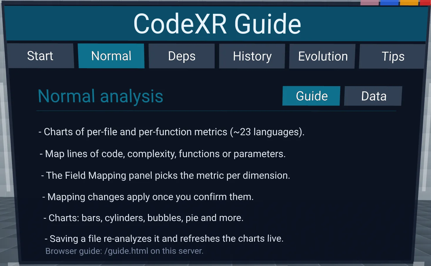 User guide: classic analysis walkthrough